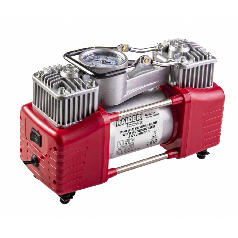 RAIDER ΚΟΜΠΡΕΣΕΡ ΑΕΡΟΣ ΑΥΤΟΚΙΝΗΤΟΥ RD-AC14 12V 089409 RAIDER ΚΟΜΠΡΕΣΕΡ ΑΕΡΟΣ ΑΥΤΟΚΙΝΗΤΟΥ RD-AC14 12V 089409